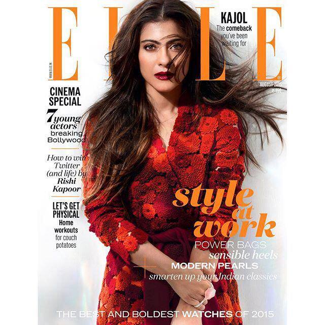 #ELLEAugust stars Bollywood's sweetheart, the very lovely #Kajol in @namratajoshipura and …  -twitter@ELLEINDIA
