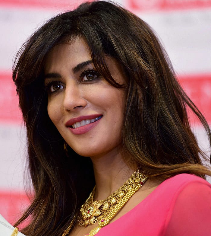 Chitrangada Singh during the inauguration of a diamond showroom in Bengaluru.