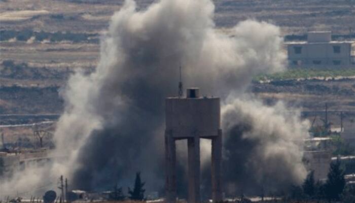 Syrian govt warplane crashes into market, killing 12