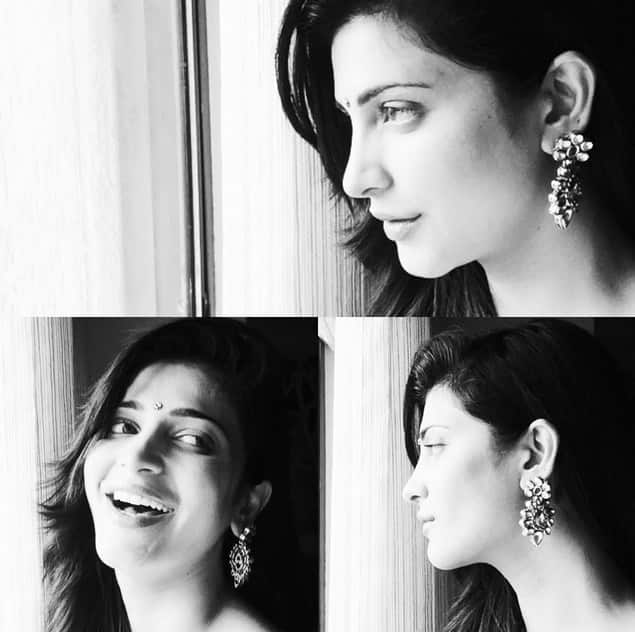 Ain't no black and white :) - Instagram@shrutzhaasan