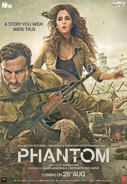 Presenting a brand new action-packed poster of #Phantom. A story you wish were true! Twitter@utvfilms