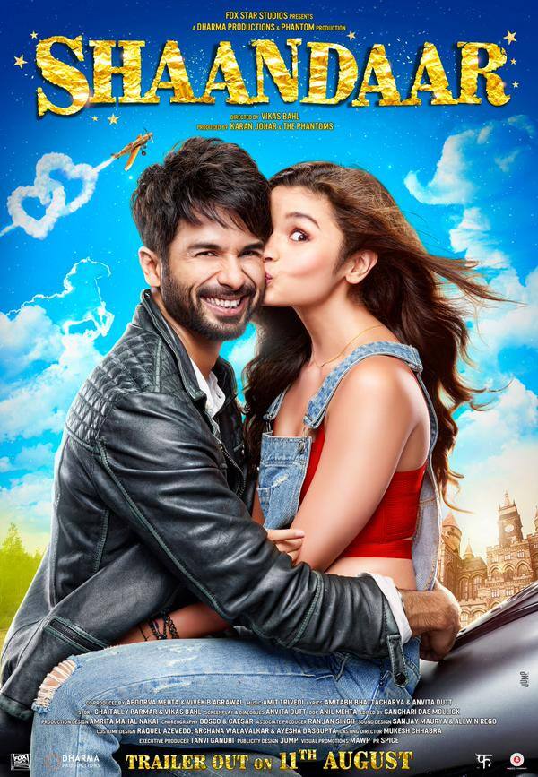 And here it is!!!!! #Shaandaarfirstlook @shahidkapoor and @aliaa08 like never before!!! - Twitter@karanjohar