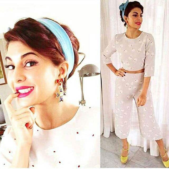 The beautiful #jacquelinefernandez looking superb for #brothers Movie promotion. -twitter