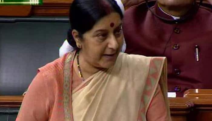If Sonia Gandhi was in my place, would she have let Lalit Modi&#039;s wife die, asks Sushma Swaraj