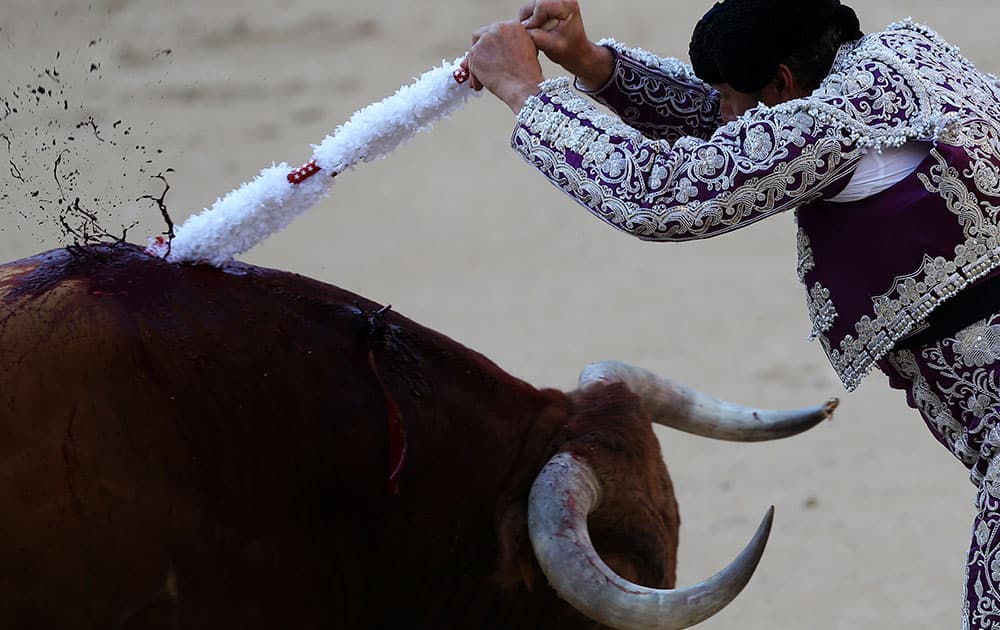 A Spanish bullfighter 