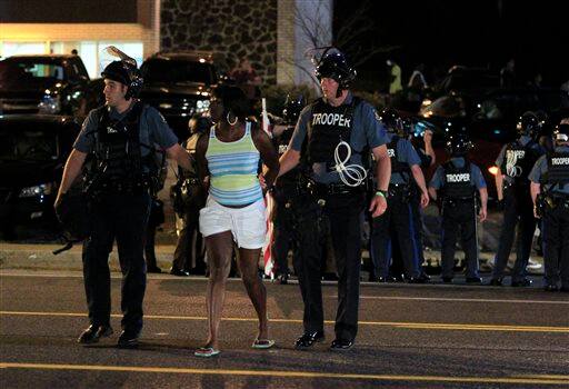 Standoff in Ferguson after state of emergency declared