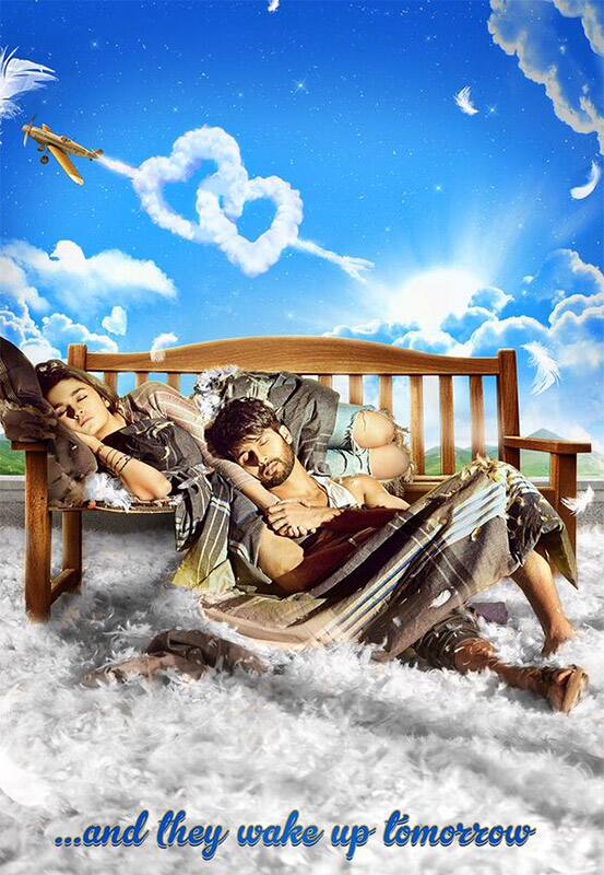 And they wake up tomorrow.....@aliaa08 @shahidkapoor #ShaandaarFirstLookTomorrow  Twitter@karanjohar