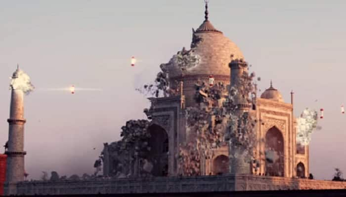 Watch: How grand and beautiful Taj Mahal was blown up in &#039;Pixels&#039;