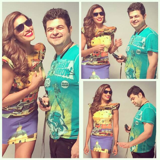 Shot a new campaign with the cool n calm @dabbooratnani today ! Also worked with my Dum Maaro Dum costar @RanaDaggubati after long! Was fun! - Instagram@bipashabasu