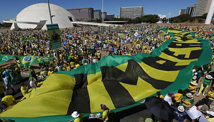 Brazilians rage against President Dilma Rousseff, corruption