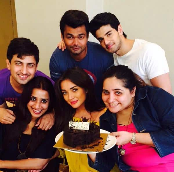 Being Piggys because we can Celebrating @aasifahmed birthday with a LOT of cake today. Twitter@iamAmyJackson