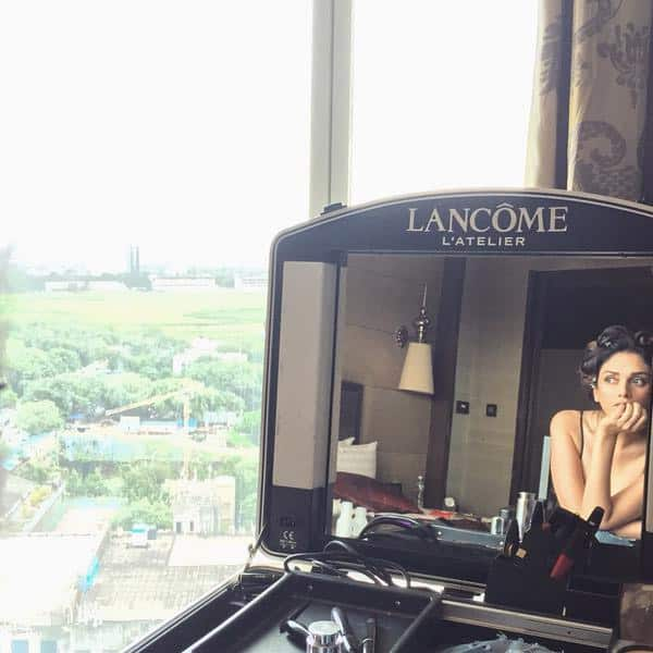 This view justifies the @StRegis luxury-Welcome to India! Here today with @LancômeIndia for their event this evening. - Twitter@aditiraohydari