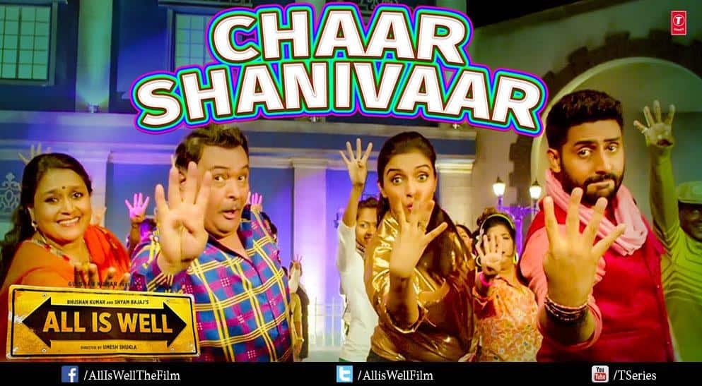 Hufte mein CHAAR SHANIVAAR hone chahiye. Agree? Twitter@AllisWellFilm