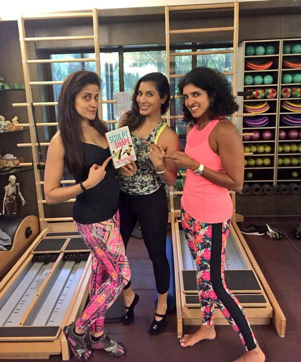 Awesm Pilates session! Tku @ZeenaDhalla & @YasminBodyImage  #sculptandshape is FAB! Buy here: http://bit.ly/SculptAndShape_  - Twitter@Sophie_Choudry