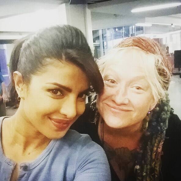 It us good to be tired with good people, for good reasons. #priankachopra @priyankachopra #QUANTICO #103 #gratitude - Instagram@thinkajen