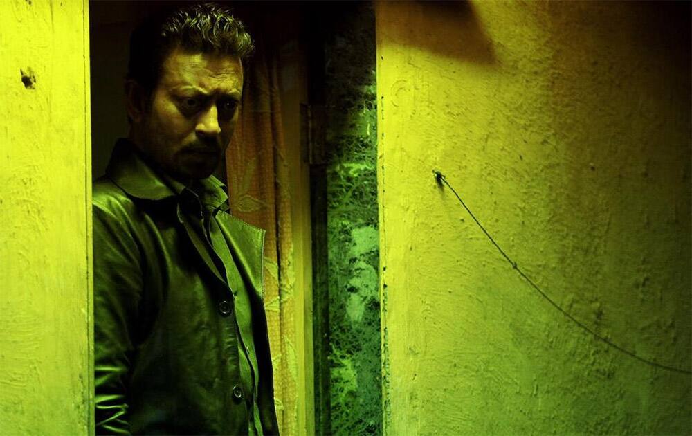 My favourite image of Irrfan with Mumbai in a whole new look. #JazbaaTrailer. Twitter@_SanjayGupta