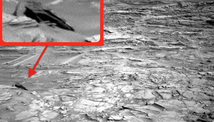 Is this an alien spaceship on Mars?