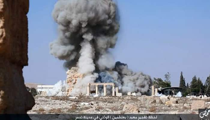 Islamic State publishes images of Syrian temple destruction in Palmyra