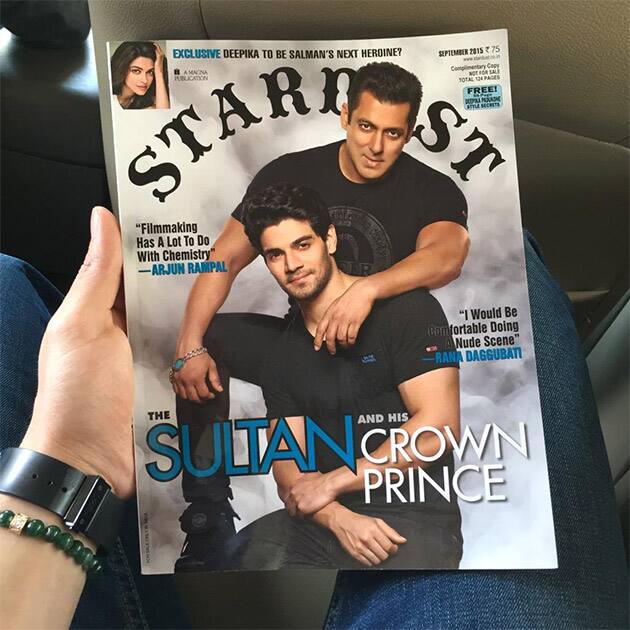 Thank you soo much @Stardust_Magna September issue with the one and only @BeingSalmanKhan sir!  Twitter@soorajpancholi9