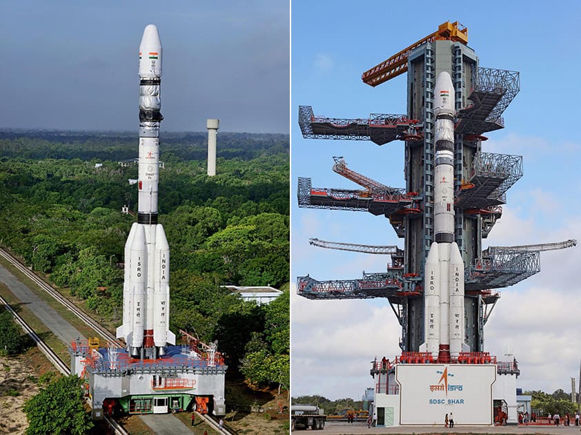 ISRO's communication satellite GSAT-6 on board GSLV-D6 which will be launched from the spaceport of Sriharikota.
