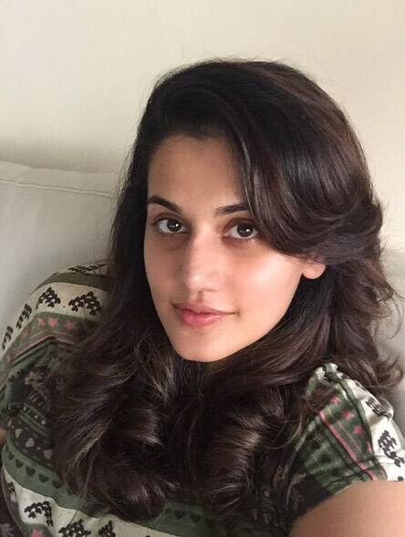 Tadaaaaaaa #nofilter #nomakeup #nostress - Instagram@taapsee