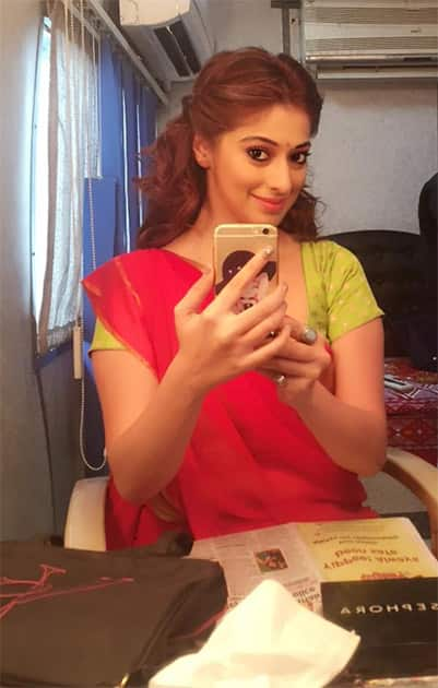 From the sets of #sowkarpettai. Twitter@iamlakshmirai