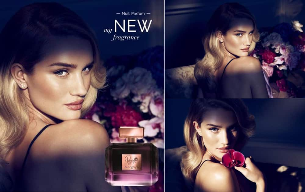 Happy to announce the launch of my second fragrance #RosieForAutograph @marksandspencer on sale from Sept 1st...- Twitter@RosieHW