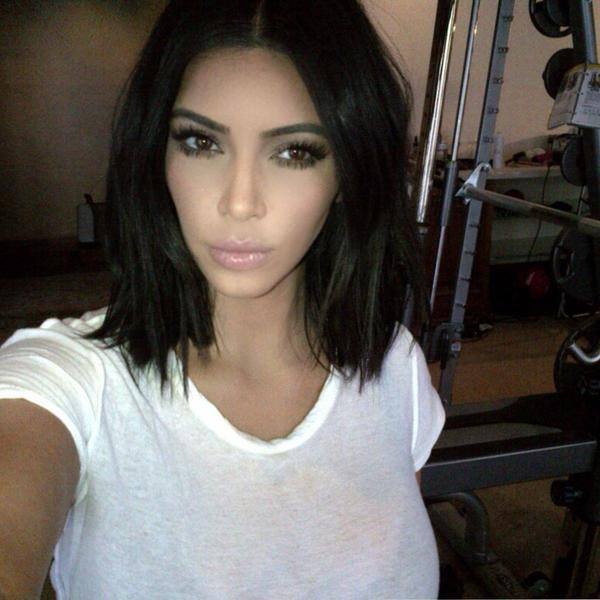 I miss short hair. Twitter@KimKardashian