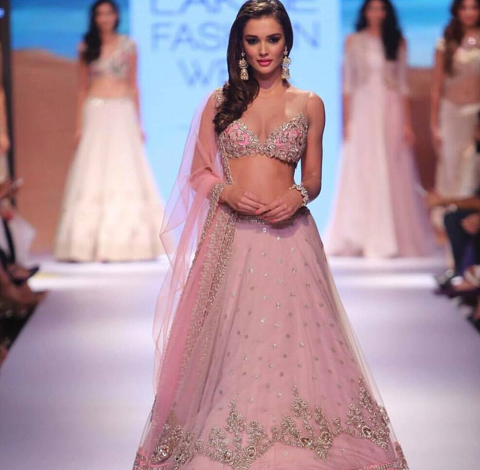 Amy Jackson :- Feeling like a Princess and ready to walk the ramp for the fabulous Anushree Reddy!! @ Lakme Fashion… -instagram