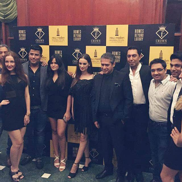 Evelyn Sharma ‏:- With the lovely team of #fashiontv to launch #fcrown in #lucknow ❤️ thank you #ftv for a wonderful time! And... -fb