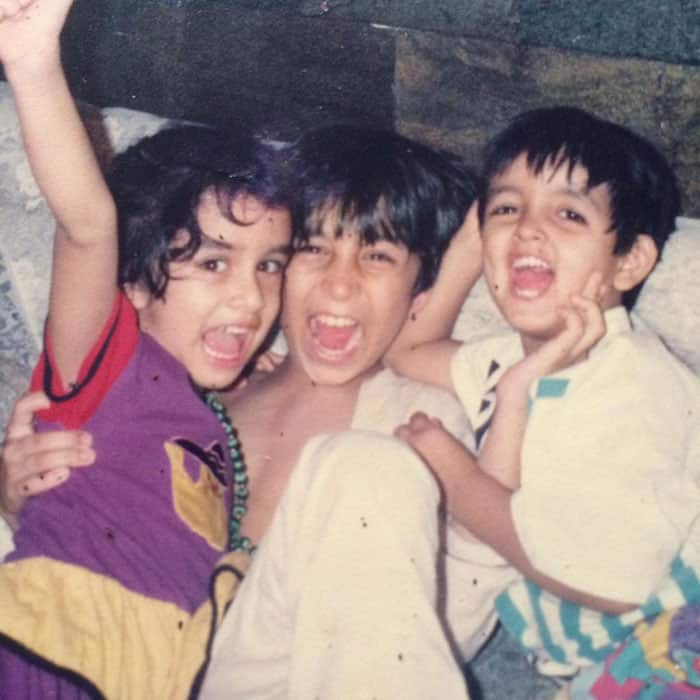 Shraddha Kapoor ‏:- Blessed to tie Rakhi every year to my 2 precious brothers.Happy Raksha Bandhan bros❤ @SiddhanthKapoor @priyanksharma -Twitter