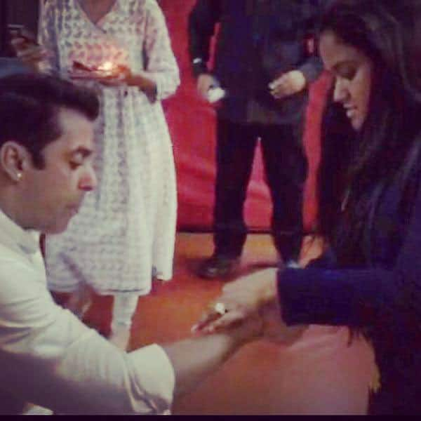 Arpita Khan Sharma :- To the best brother @BeingSalmanKhan in the whole wide world ! Love you happy Rakhi !  -Twitter