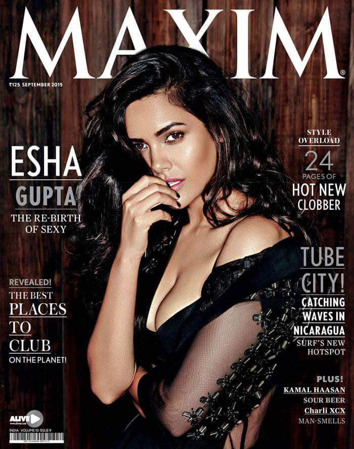 @eshagupta2811 looks Spectacular in the September issue of @MaximIndia -twitter