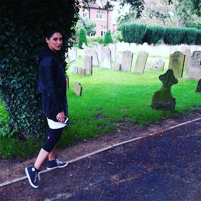 Nargis ‏:-  Dying to walk through that graveyard!!! -instagram