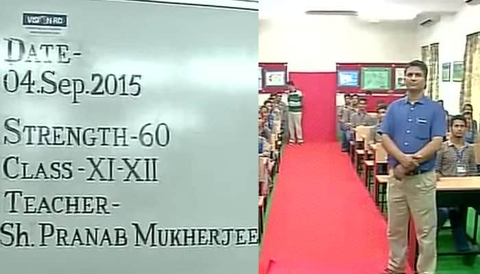 Today, get ready for President Pranab Mukherjee&#039;s class!