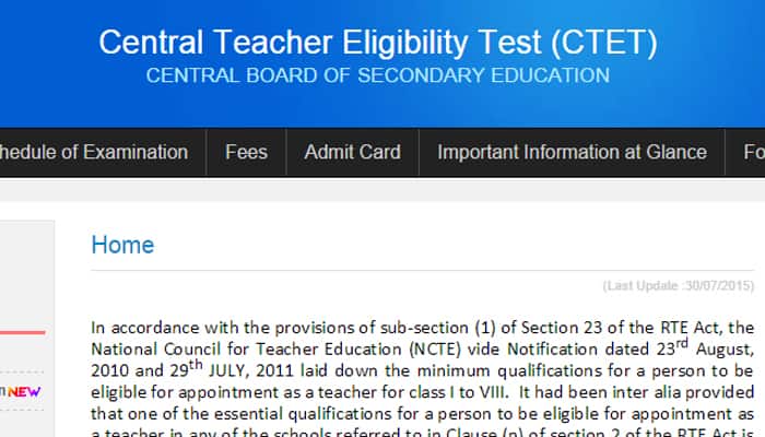 Even pens not allowed inside CTET Sept 2015 exam centres. These other items are also banned