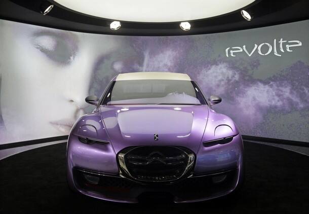 A new Citroen revolte car showcased at the show