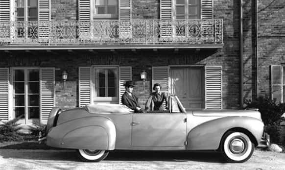 This undated photo provided by the Ford Motor Co. shows the 1940 Lincoln-Zephyr Continental Cabriolet.