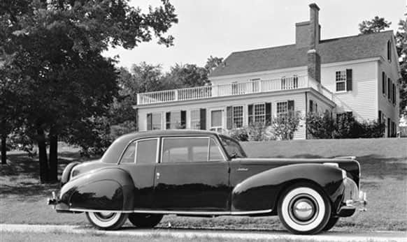 This undated photo provided by the Ford Motor Co. shows the 1941 Lincoln Continental.