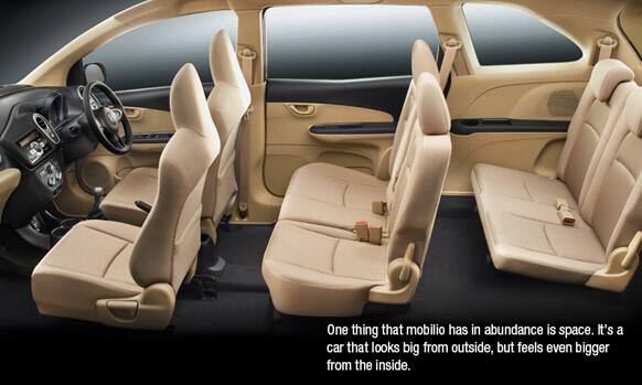 'Mobilio' is Honda's first multi-purpose vehicle in India with 7 seats. (Pic Courtesy: www.hondacarindia.com)