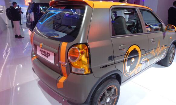 Alto K10 Kresendo at the Auto Show 2014.