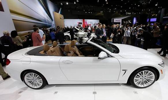 The 2014 BMW 428i is introduced at the Los Angeles Auto Show in Los Angeles, Wednesday, Nov. 20, 2013.