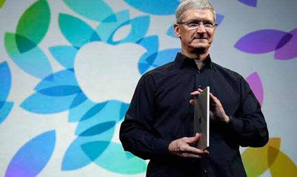 Apple unveiled a new, thinner, lighter tablet called the 