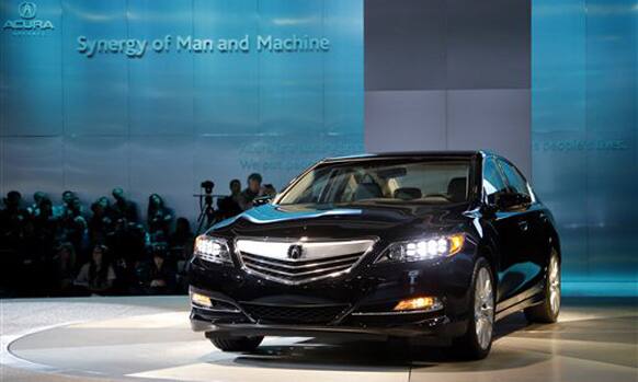 The Acura RLX is introduced at the LA Auto Show in Los Angeles.