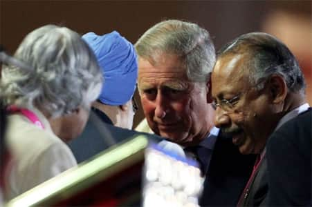 Prince Charles, Prince of Wales during the Opening Ceremony.