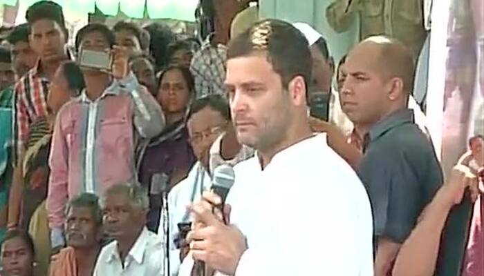 When will &#039;acche din&#039; come for farmers? Rahul asks PM