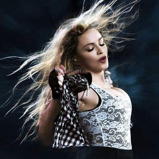 Madonna ‏:- Electricity in the Air! ❤ #rebelhearttour -twitter