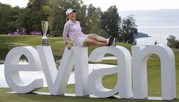 Teenager Lydia Ko makes golf history with Evian win