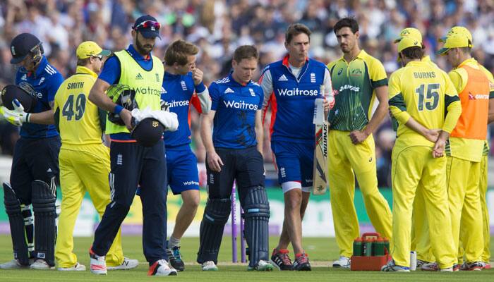 Australia `shaken` by Eoin Morgan`s blow to the head