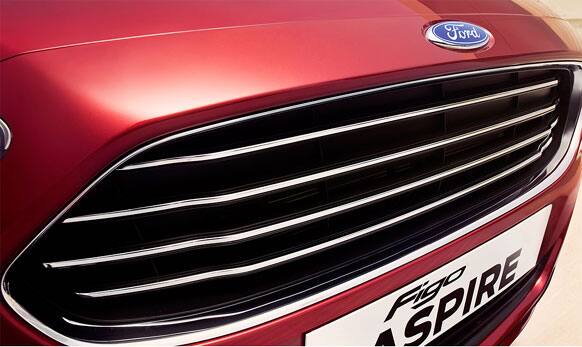 Ford Figo Aspire has bold front grille.